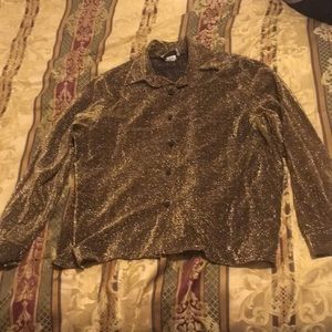 Long sleeve Vintage sparkly shirt